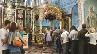Возвращение крестного хода в Иркутск